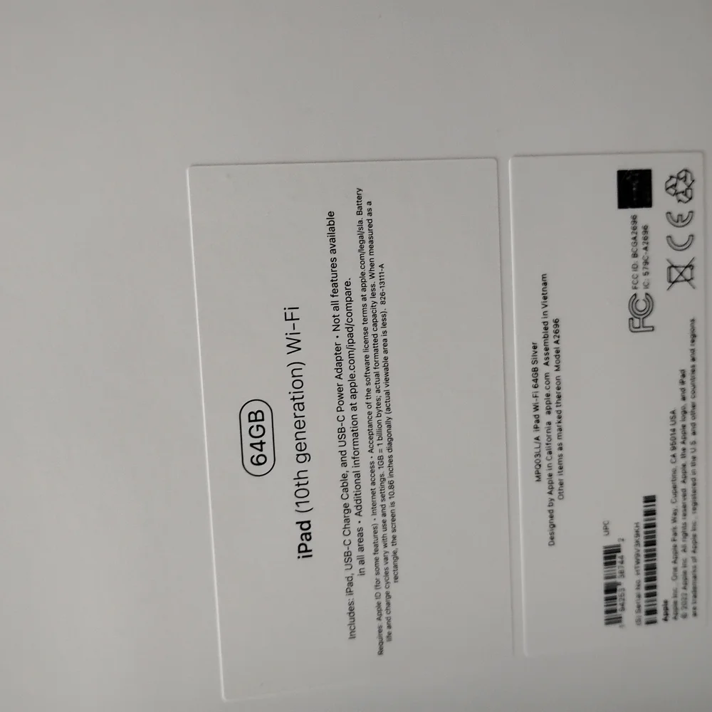 Apple Silver Tablet Sleek Design Powerful Performance